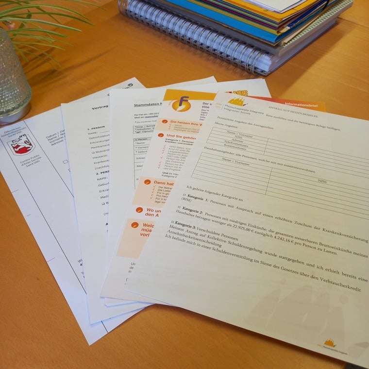 Die Sozialassistenten des ÖSHZ helfen Ihnen mit den Formularen